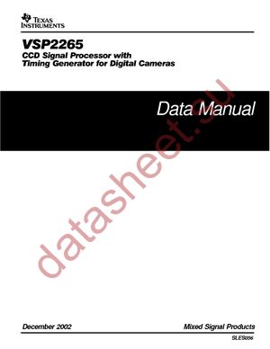 VSP2265ZSJR datasheet  